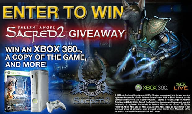 sacred 2 wallpaper. Xbox 360 Sacred 2 giveaway