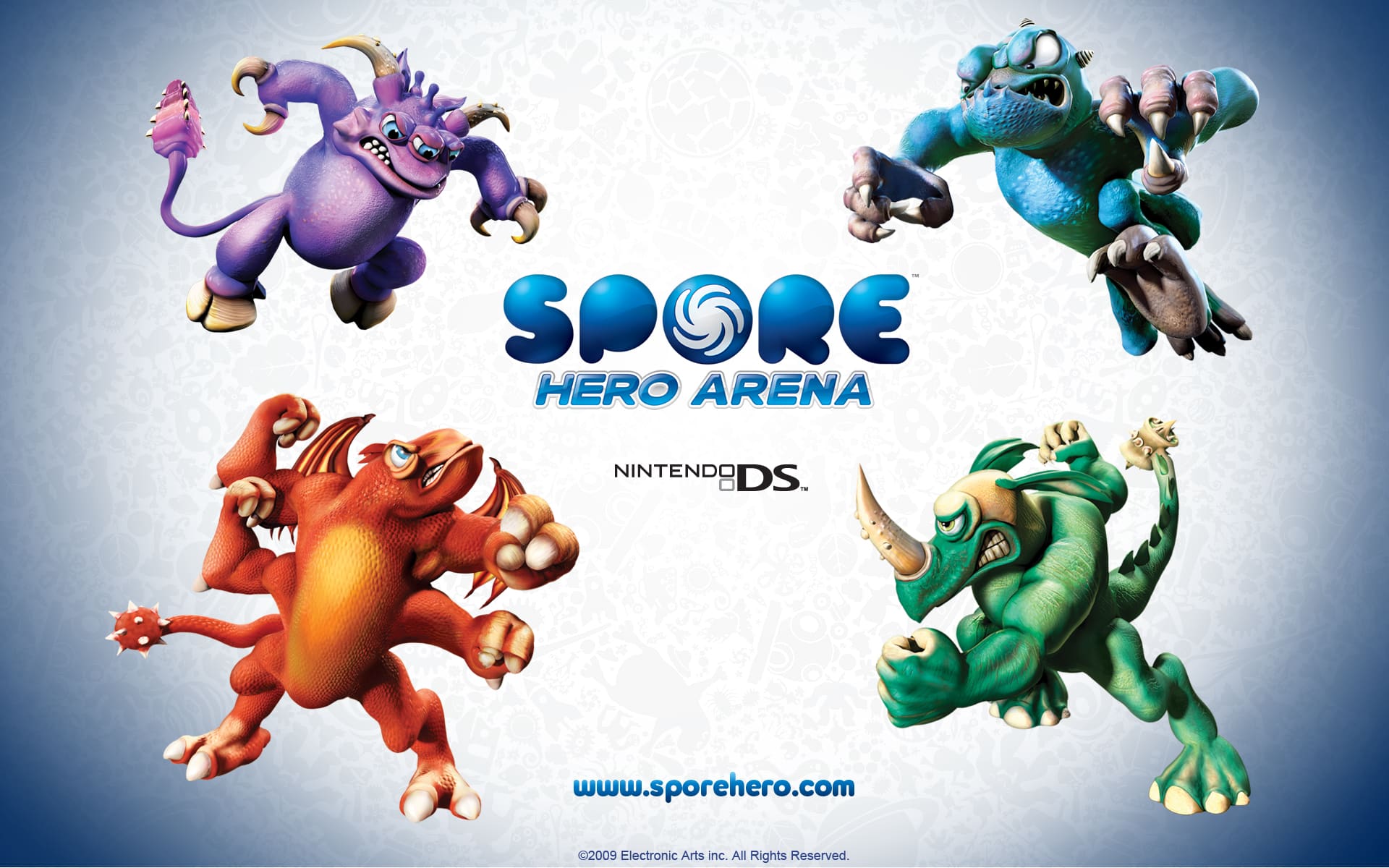 Welcome to the Spore Hero (Wii) and Spore Hero Arena (DS) Wallpapers page!