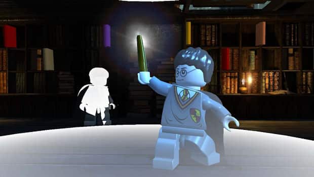 harry potter casting a spell. Lego Harry Potter casting