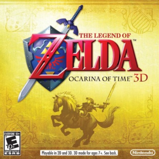 3ds Box Art. Zelda: Ocarina of Time 3DS has