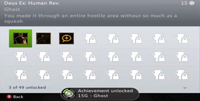 Deus Ex Achievements