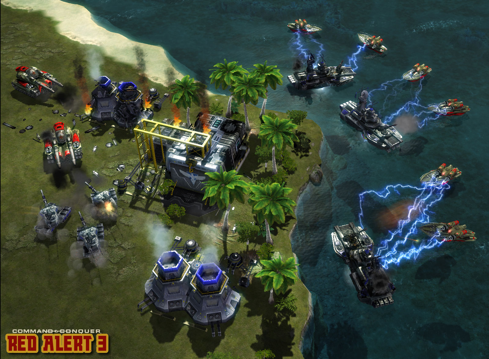 command and conquer red alert 3 gameplay ps3