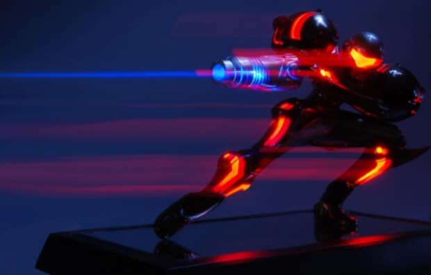 samus phazon suit statue