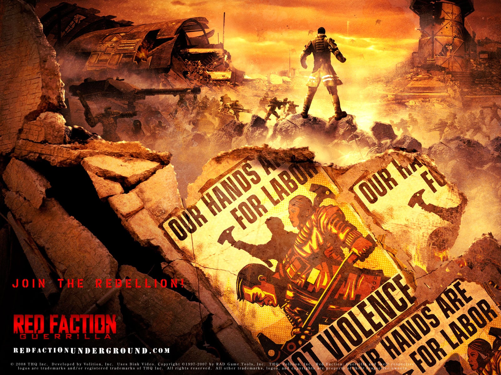 Red Faction Guerrilla wallpaper - Video Games Blogger