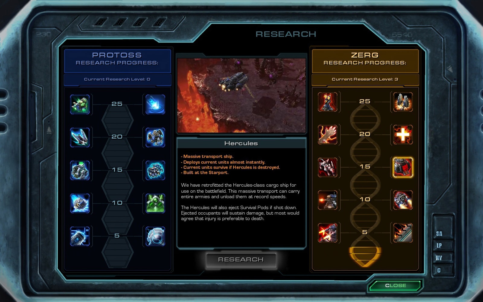 starcraft 2 campaign outline