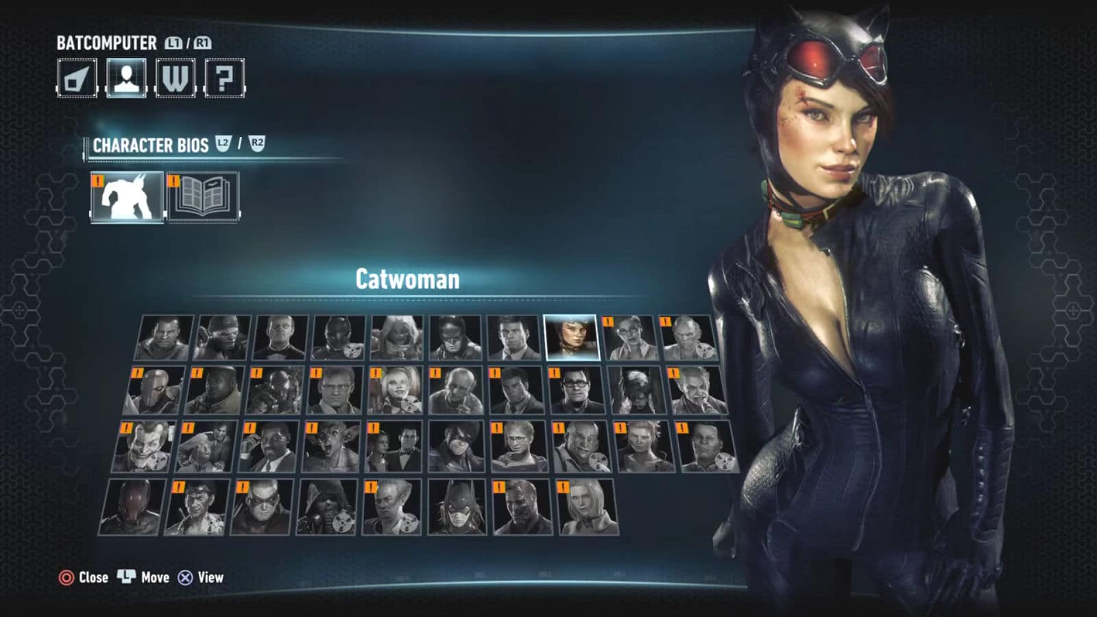 Batman arkham knight characters bios