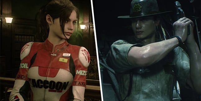 Resident Evil 2 DLC Costumes Gameplay Clips