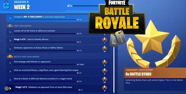 Fortnite Season 9 Week 2 Challenges Cheat Sheet - 640 x 325 jpeg 81kB