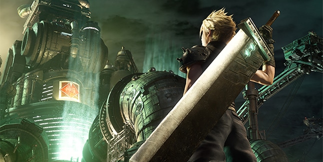 Final Fantasy VII Remake New Key Visual Remakes Original Key Visual
